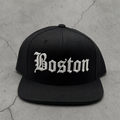 Black “Boston” snapback hat